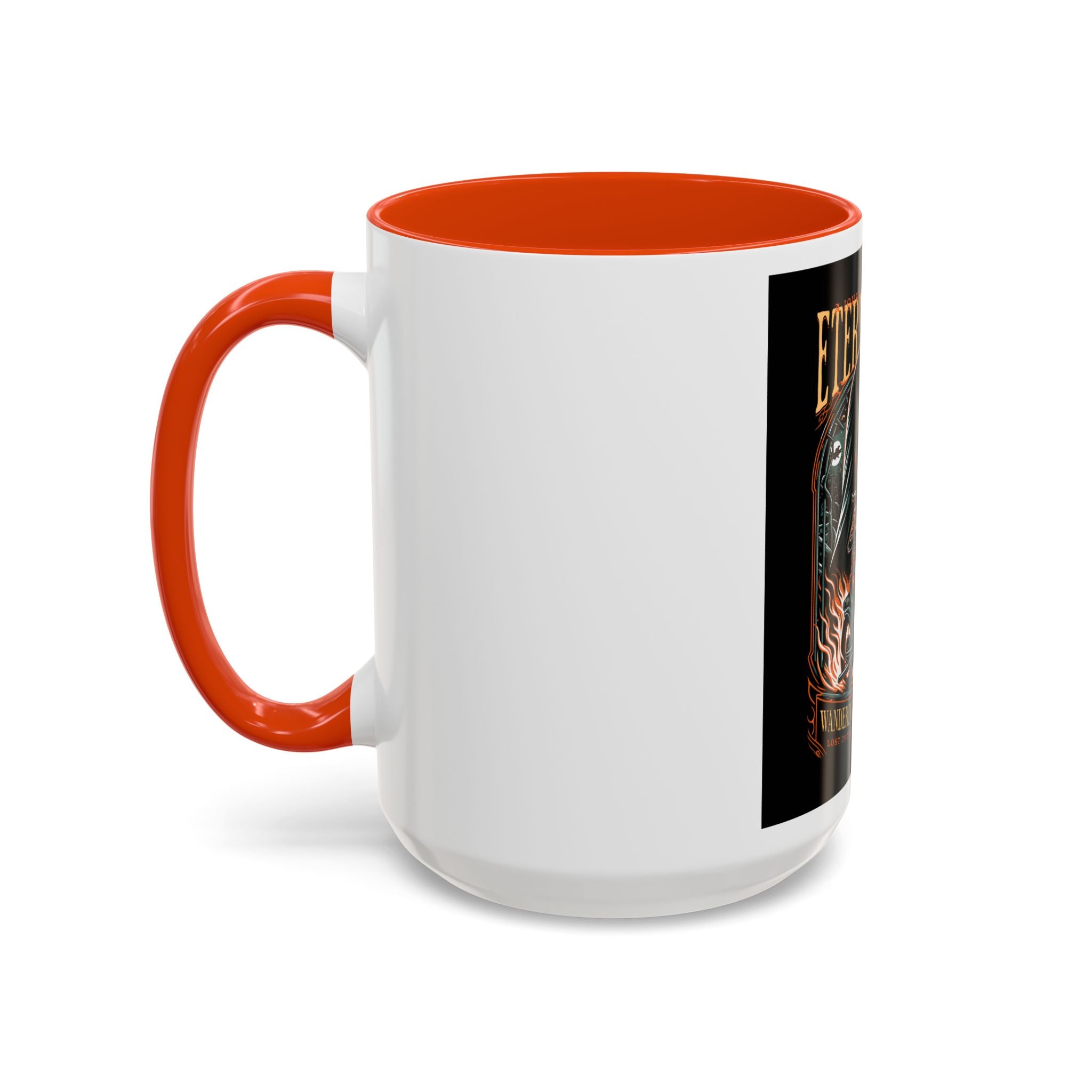 Eternal Exile Skull Biker Mug — Gothic Motorcycle Coffee Cup (11oz/15oz)