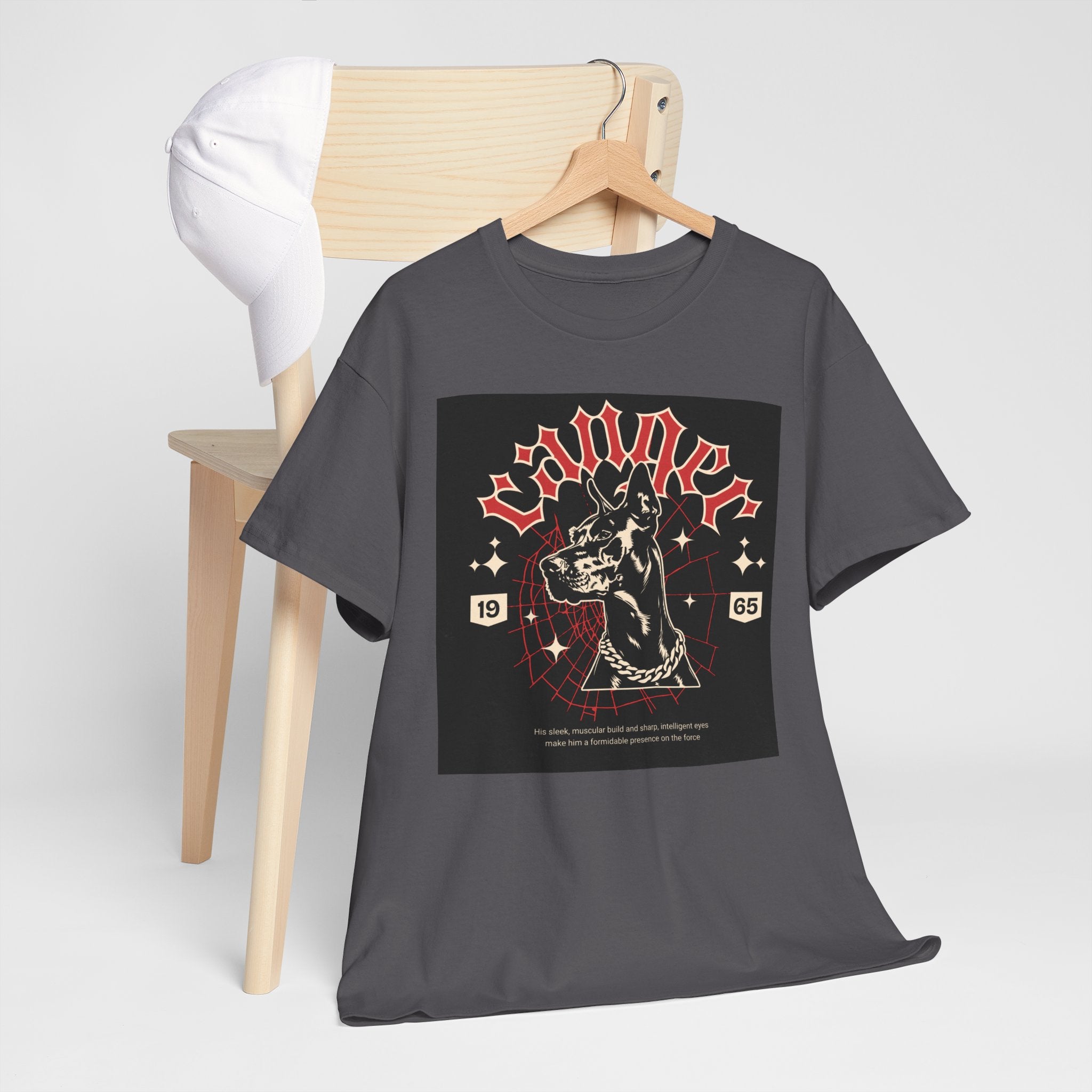 Vintage Gothic Cat Tee — 'Witchery' Retro Occult Graphic T-Shirt