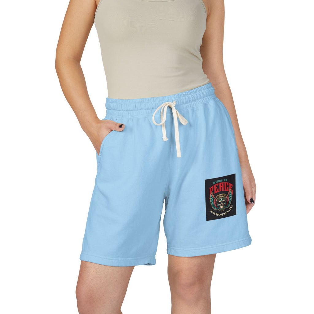 Fleece Sweat Shorts — 'House of Perks' Vintage Patch Lounge Shorts