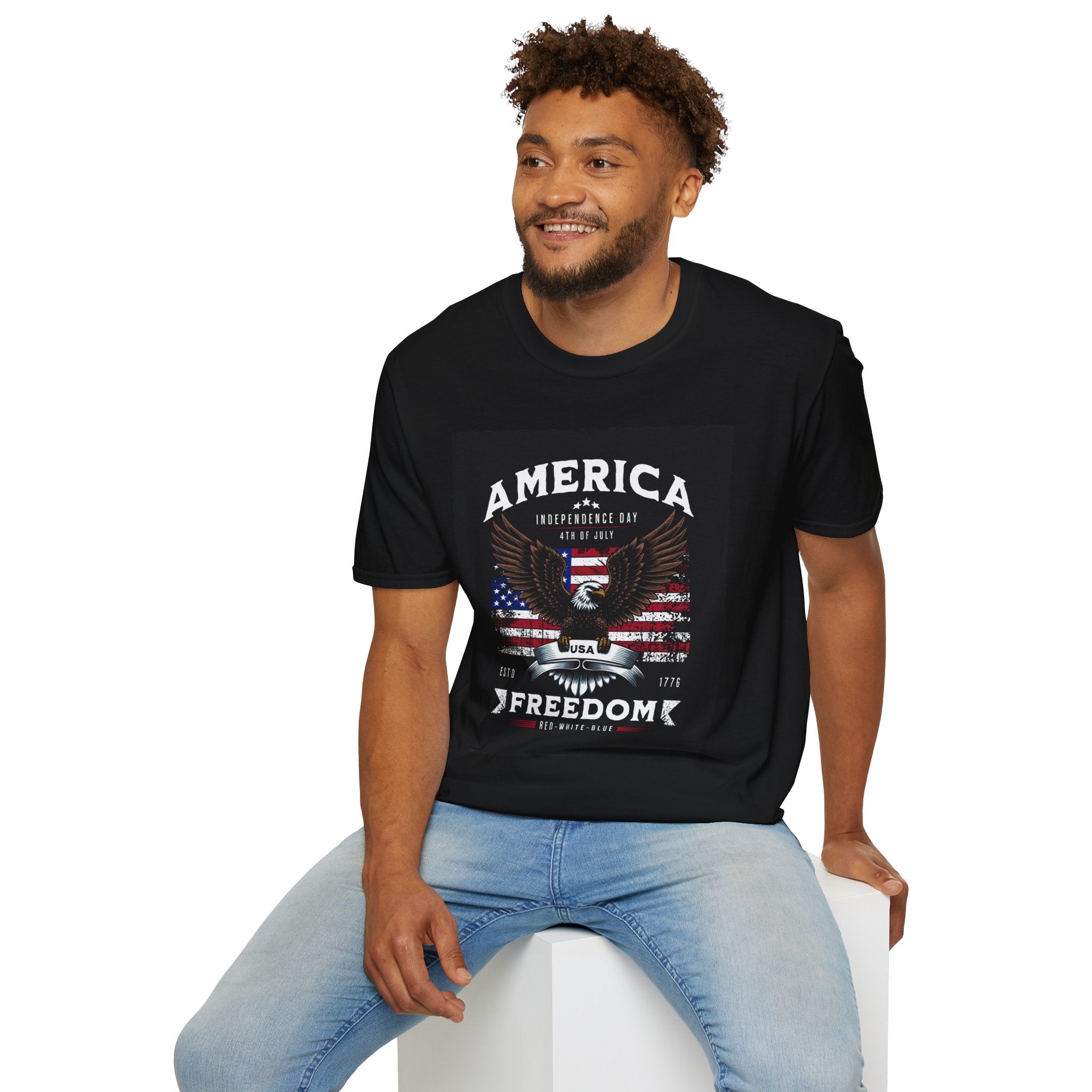 America Eagle T-Shirt — Independence Day Freedom Graphic Tee