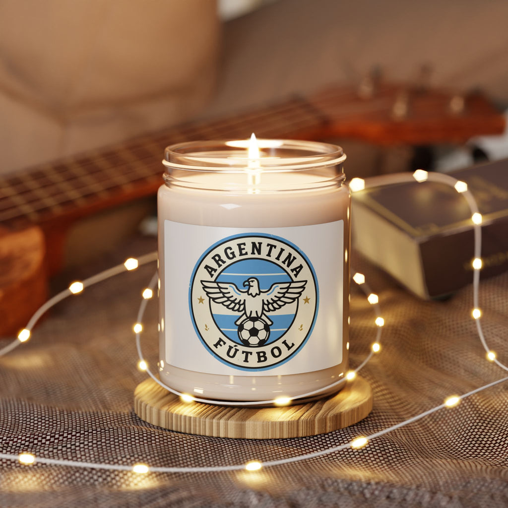Argentina Futbol Crest Candle | Soy Candle, Soccer Pride