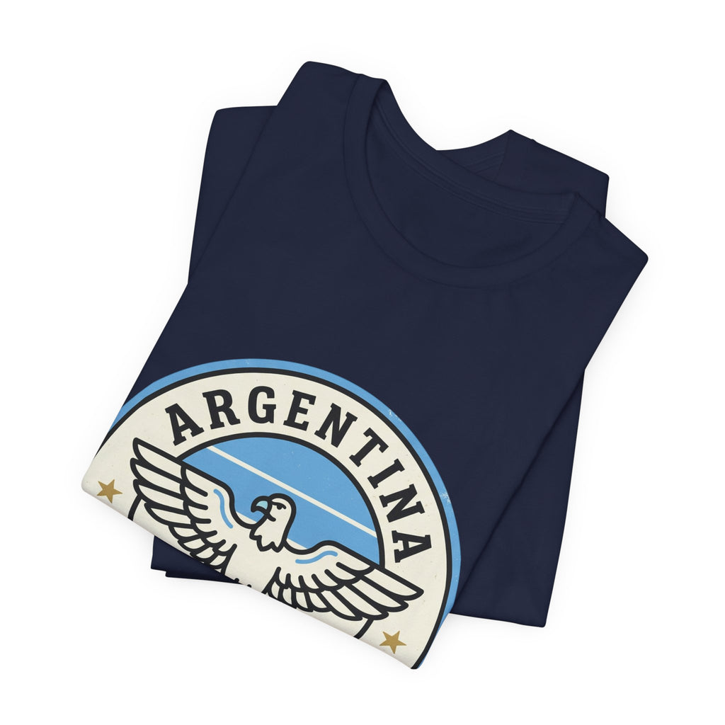 Argentina Fútbol Tee | Soccer Crest, National Colors