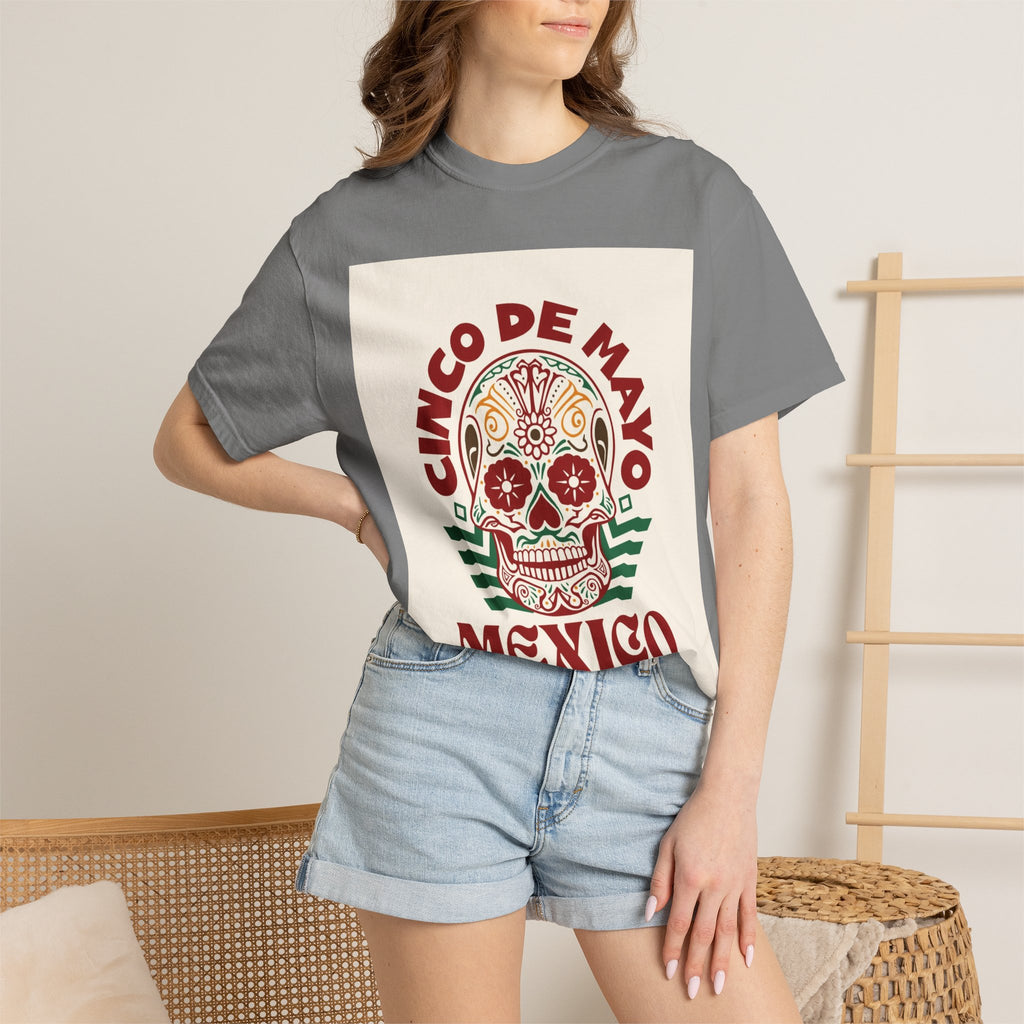 Cinco de Mayo Mexico Sugar Skull T-Shirt