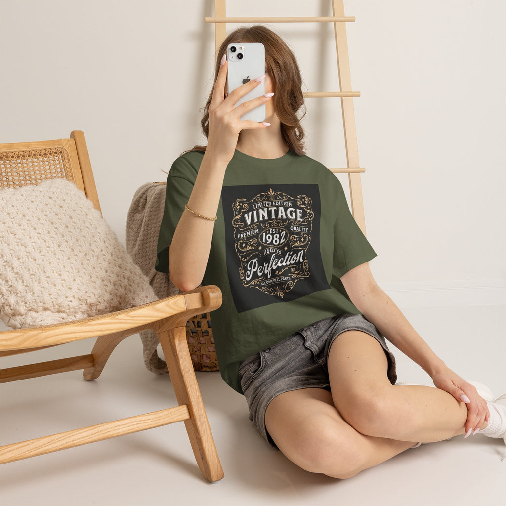Vintage 1982 T-Shirt – Limited Edition Retro Birthday Gift
