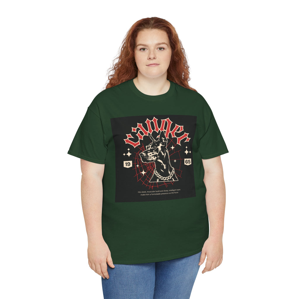 Vintage Gothic Cat Tee — 'Witchery' Retro Occult Graphic T-Shirt