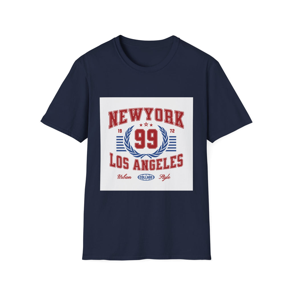 New York 99 Vintage Sports Tee — Collegiate Graphic T-Shirt