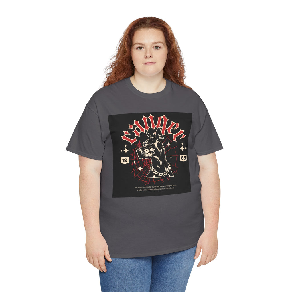 Vintage Gothic Cat Tee — 'Witchery' Retro Occult Graphic T-Shirt