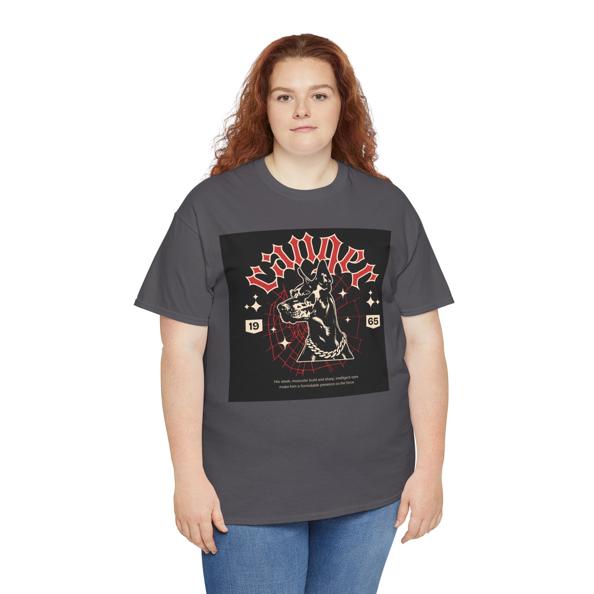 Vintage Gothic Cat Tee — 'Witchery' Retro Occult Graphic T-Shirt