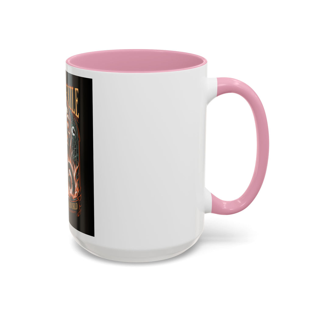 Eternal Exile Skull Biker Mug — Gothic Motorcycle Coffee Cup (11oz/15oz)