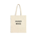 Canvas Tote — Minimal "HUGO BOSS" Text Shopper Bag