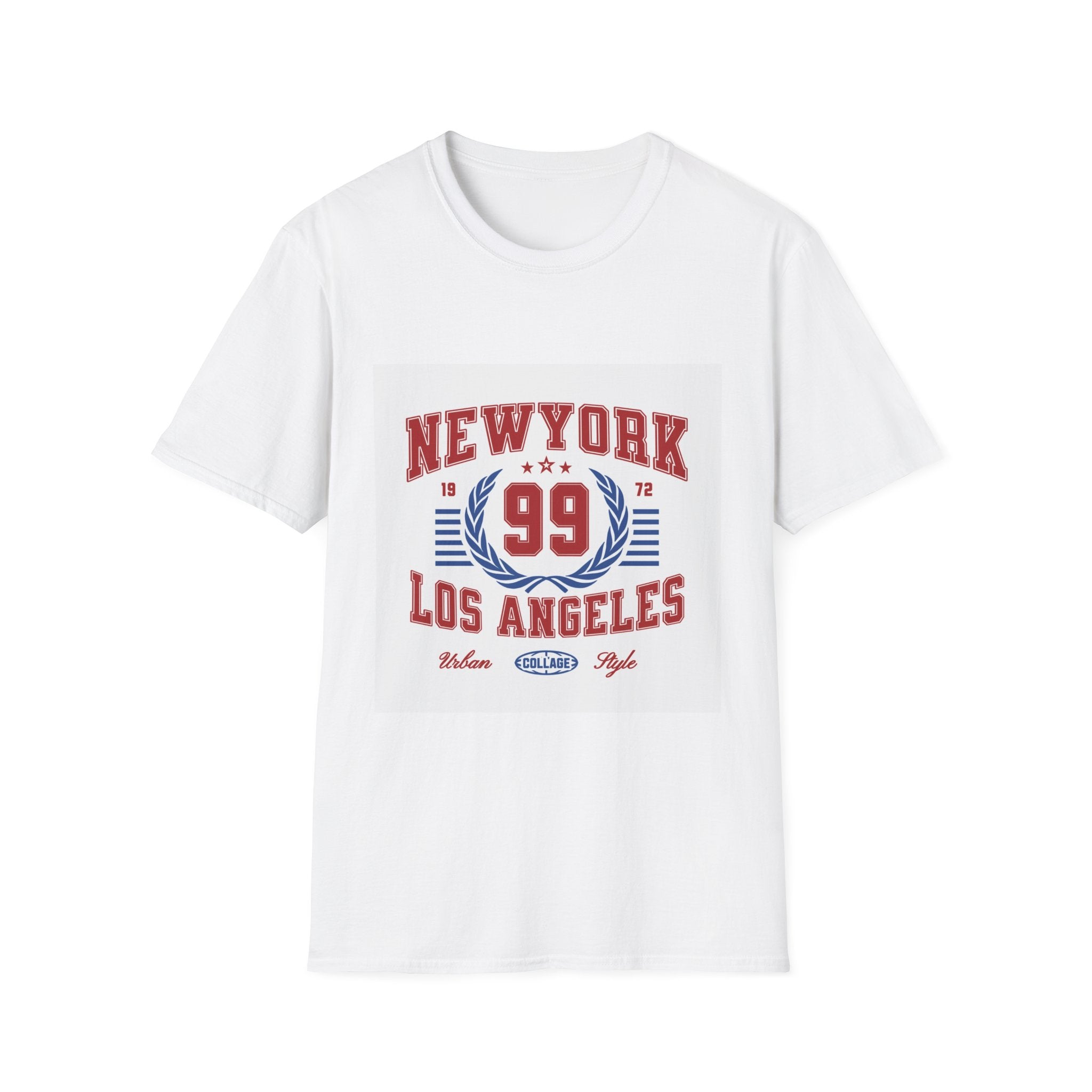 New York 99 Vintage Sports Tee — Collegiate Graphic T-Shirt