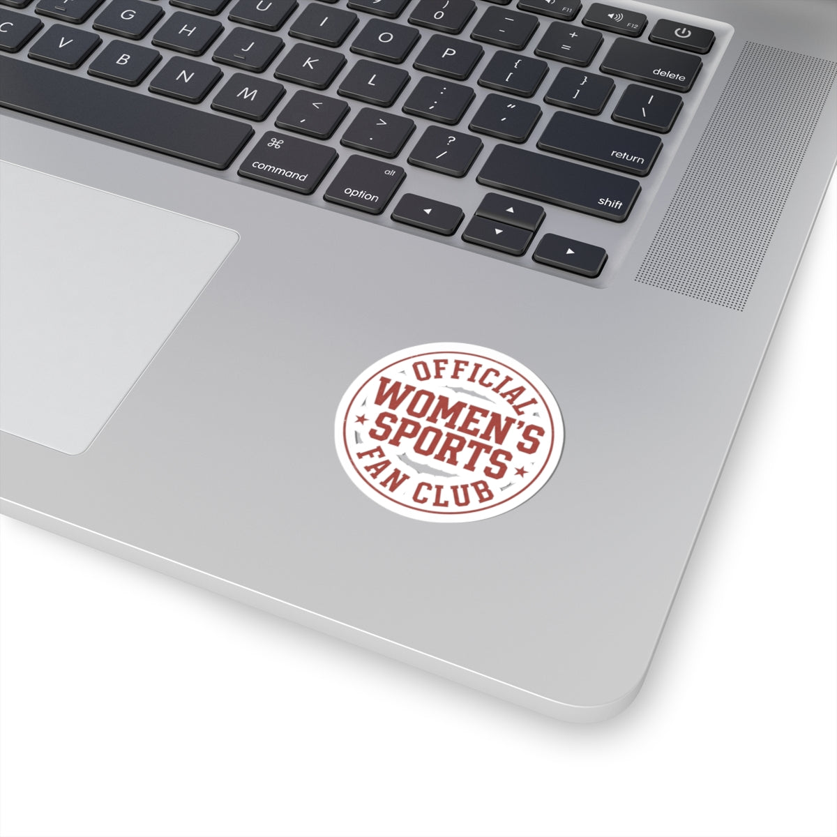 Women's Sports Fan Club Sticker | Kiss-Cut, Circle Support Women's Leagues