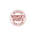 Women's Sports Fan Club Sticker | Kiss-Cut, Circle Support Women's Leagues