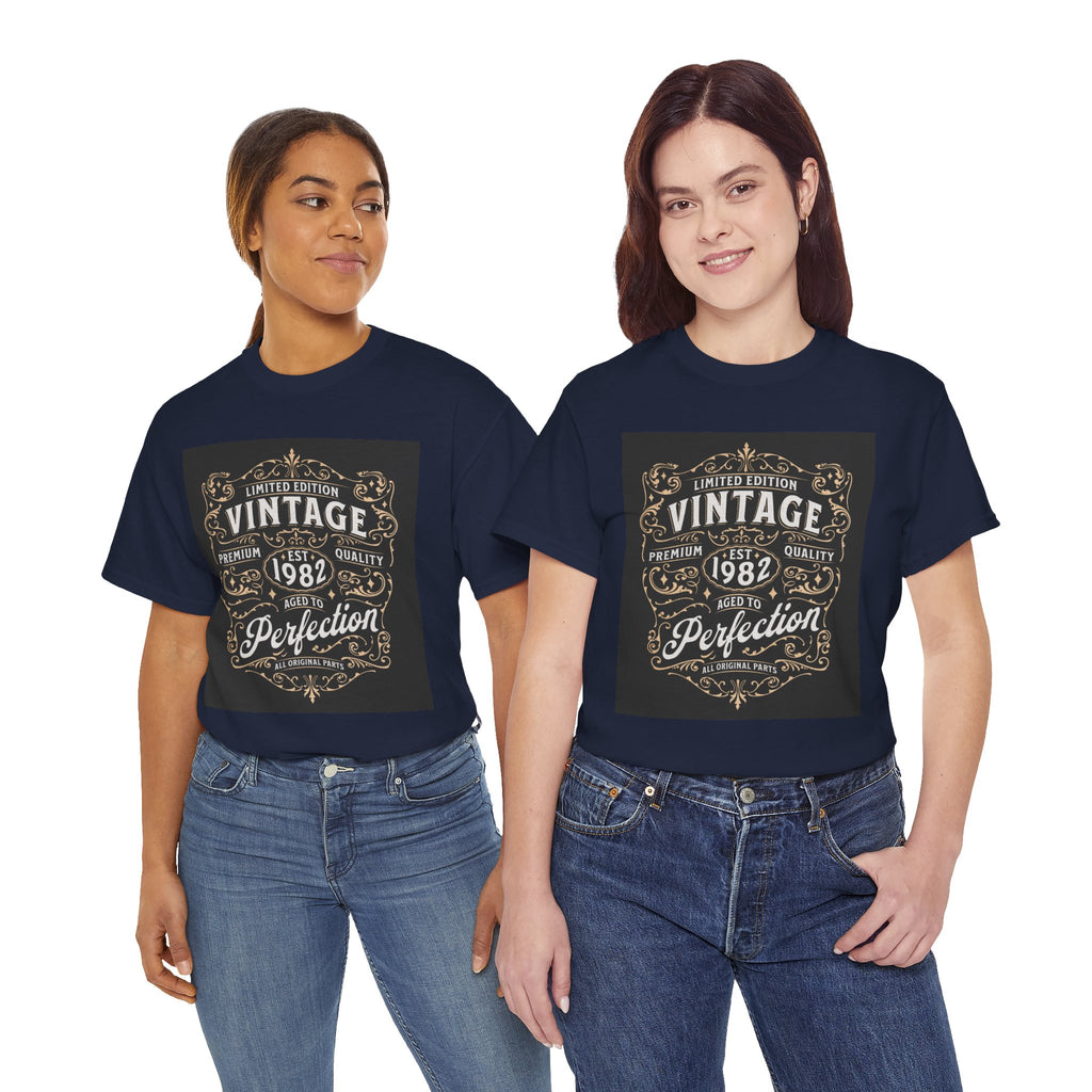 Vintage 1982 T-Shirt – Limited Edition Retro Birthday Gift