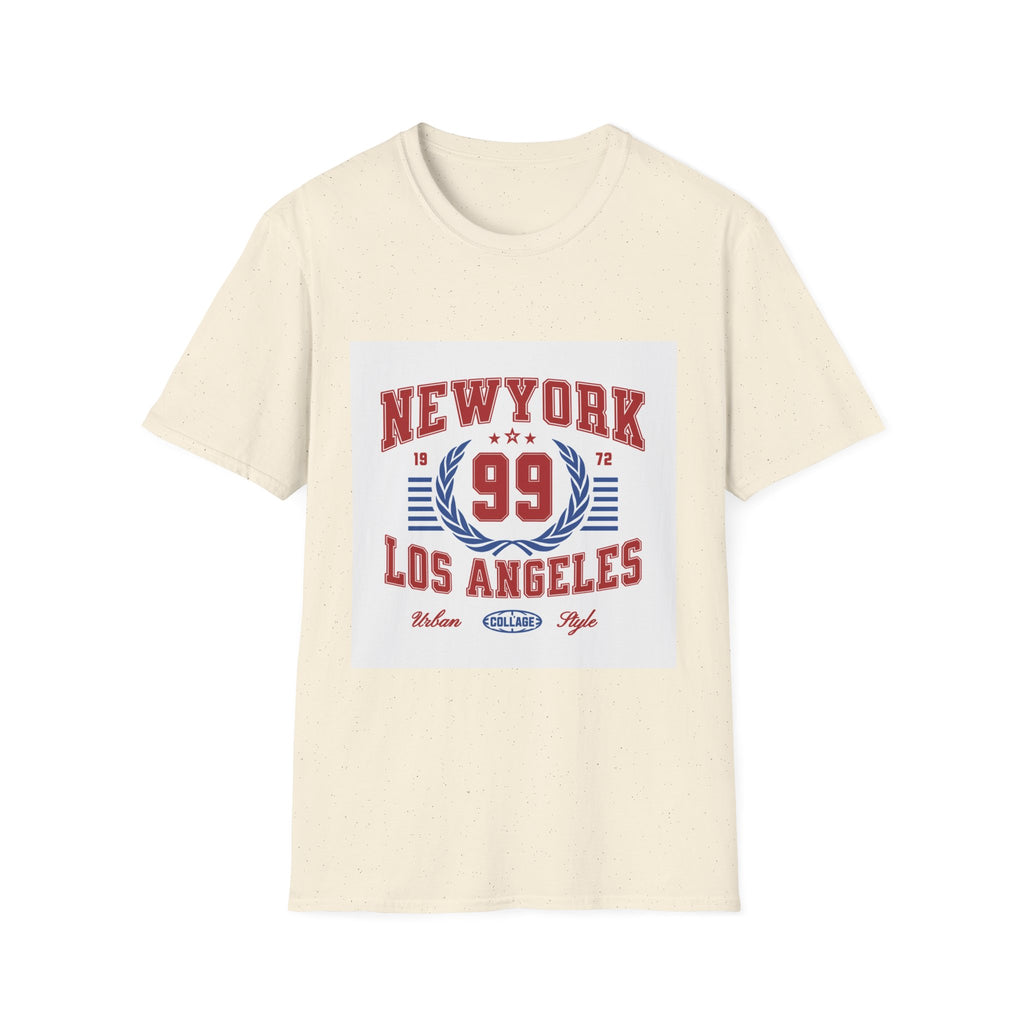 New York 99 Vintage Sports Tee — Collegiate Graphic T-Shirt