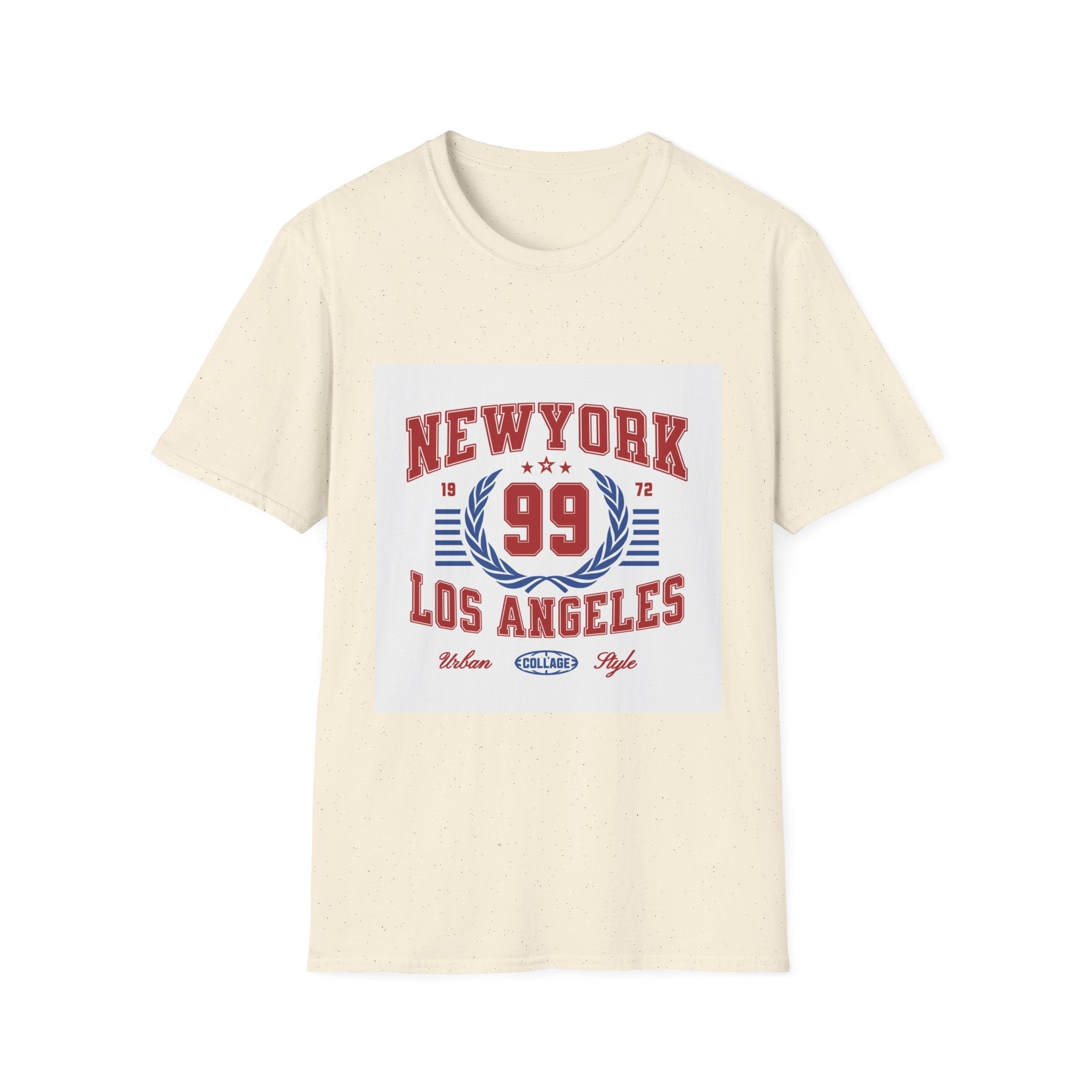 New York 99 Vintage Sports Tee — Collegiate Graphic T-Shirt