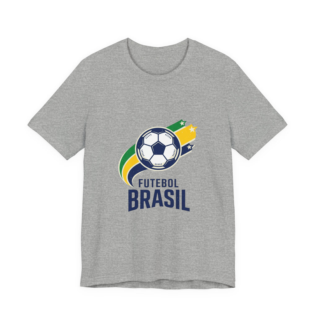 Futebol Brasil Soccer Tee | Brazil Flag Colors, National Pride Shirt
