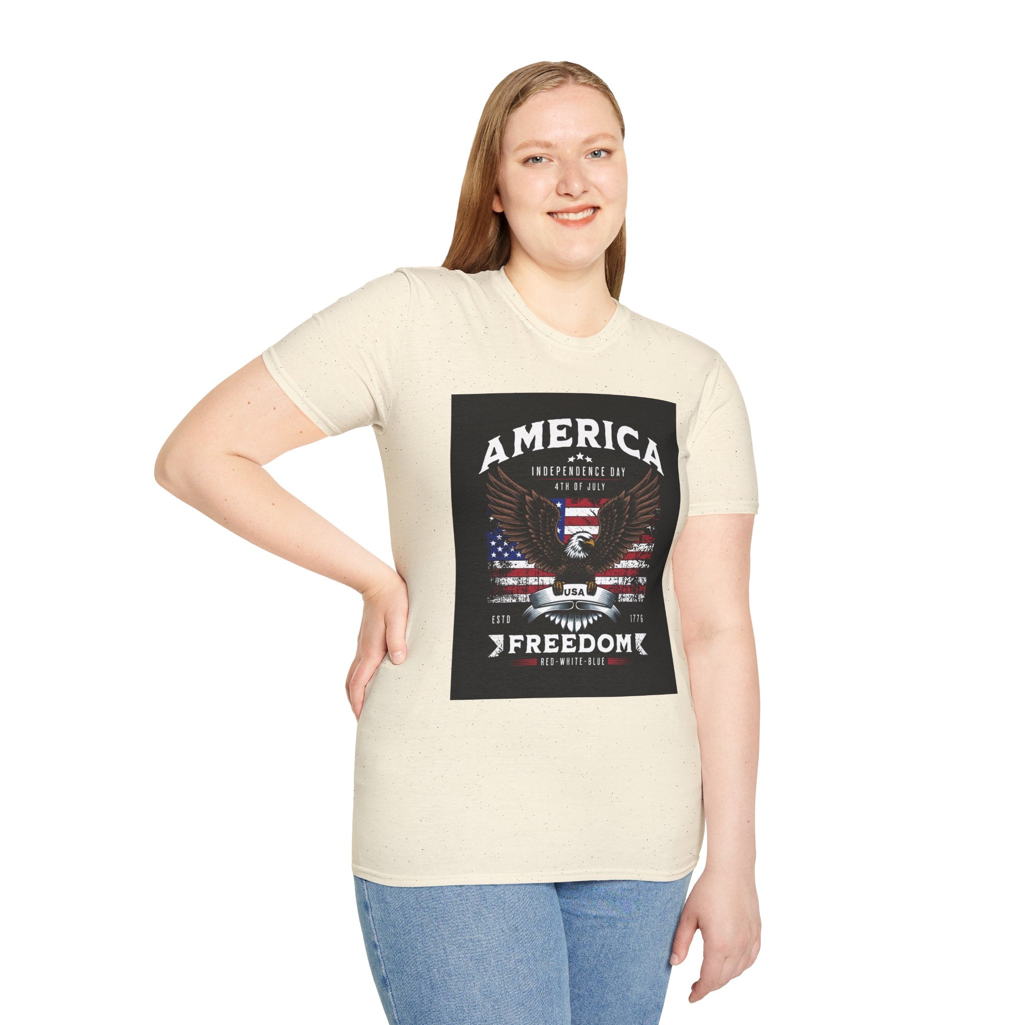 America Eagle T-Shirt — Independence Day Freedom Graphic Tee