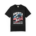 Independence Day T-shirt — 'America' Eagle Flag 4th of July Tee