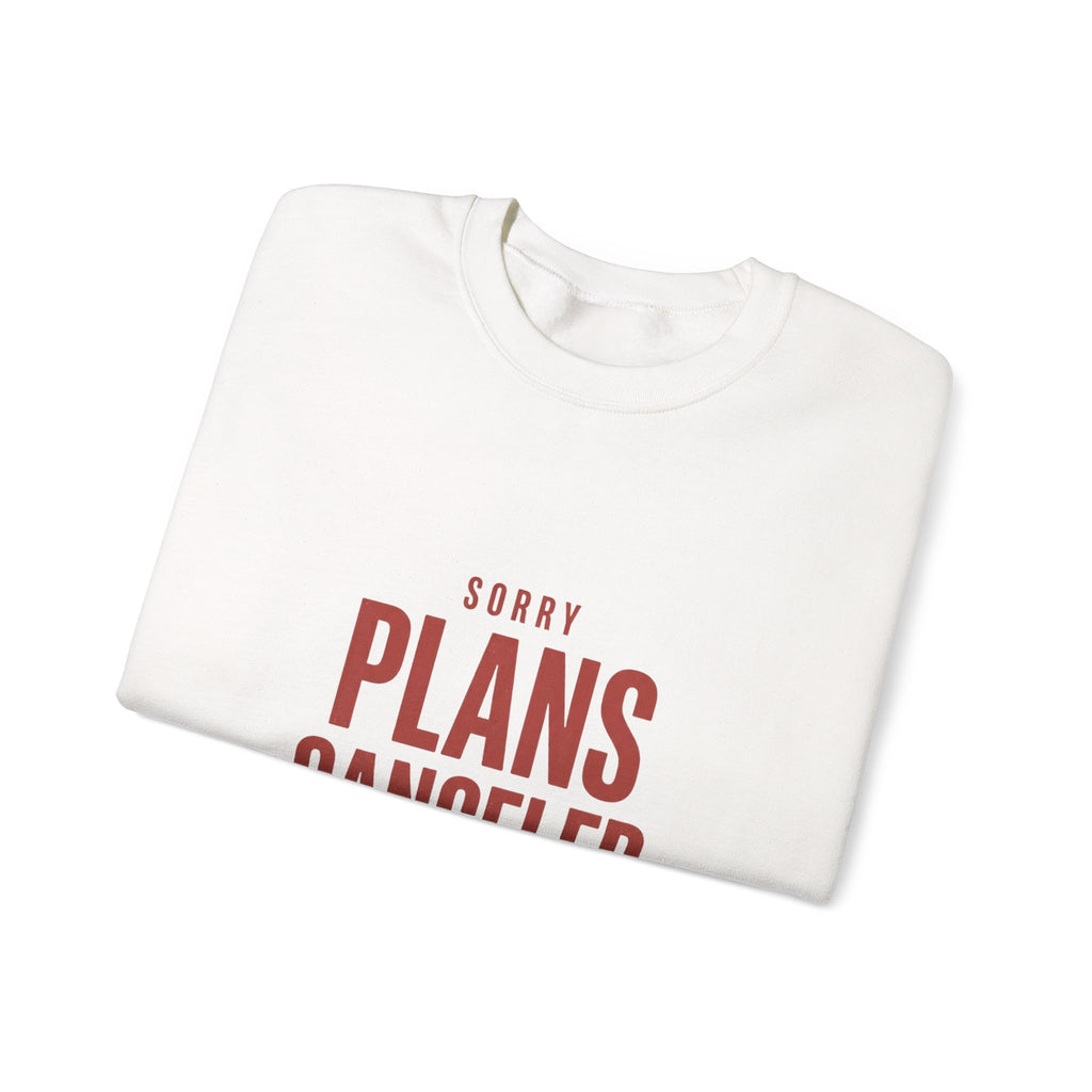 Plans Canceled Sweatshirt | Women's Sports Fandom, Game Day Crewneck