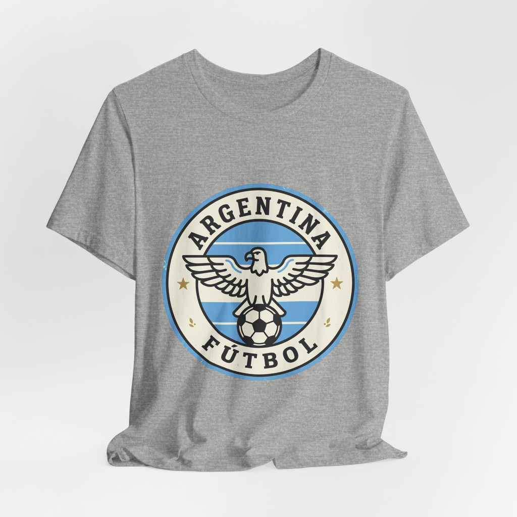 Argentina Fútbol Tee | Soccer Crest, National Colors