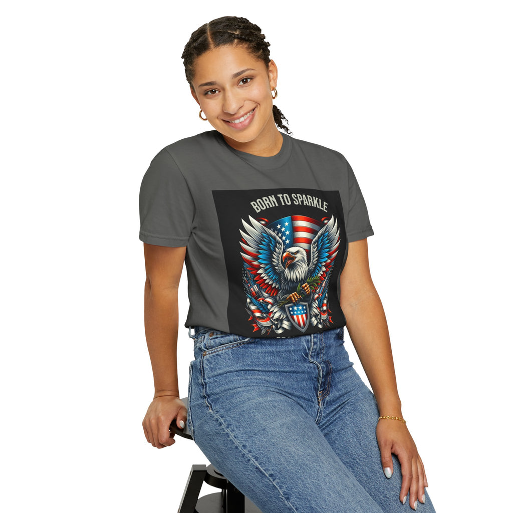 Born to Sparkle Proud to Be American T-Shirt