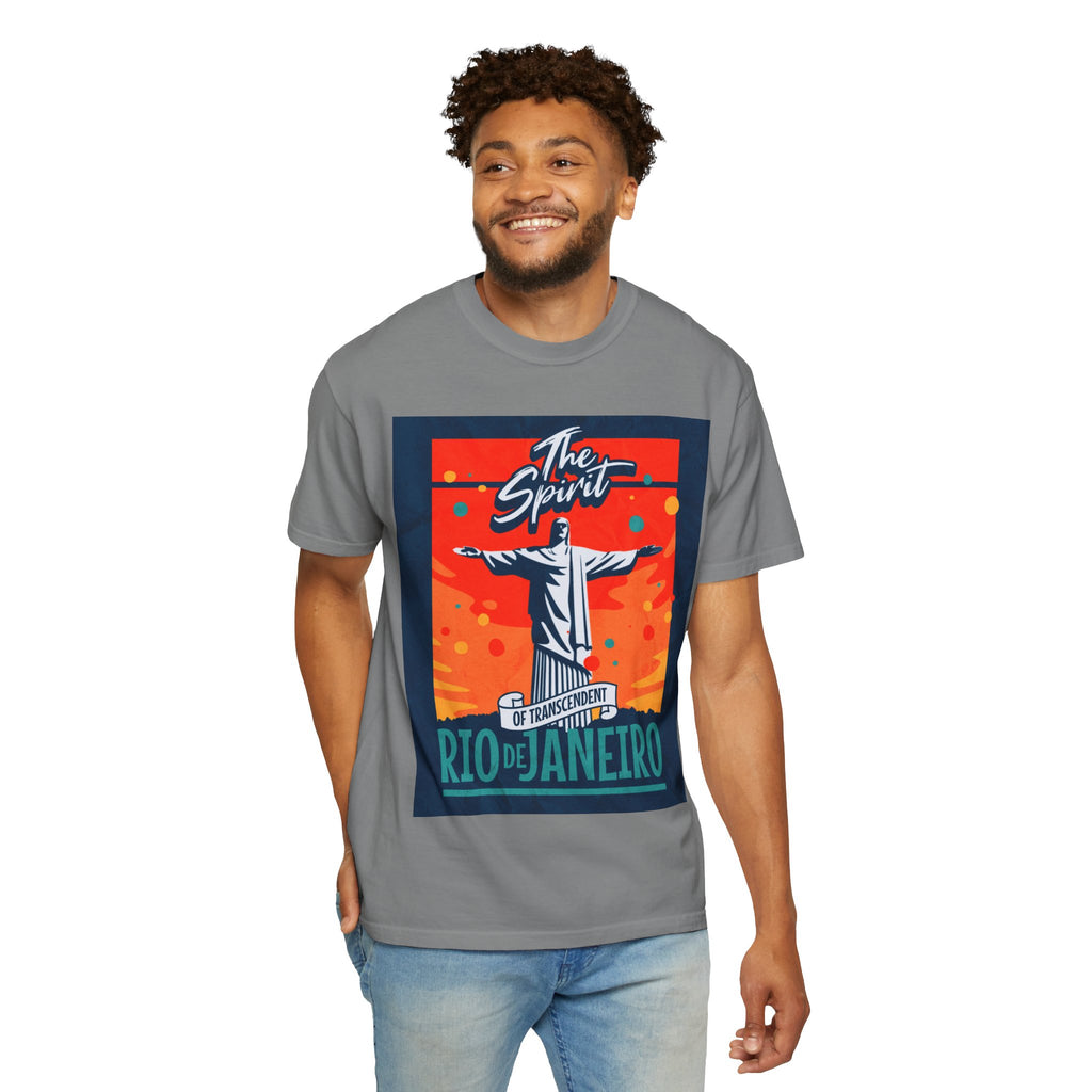 Rio de Janeiro Christ the Redeemer Poster T-Shirt — 'The Spirit' Graphic Tee