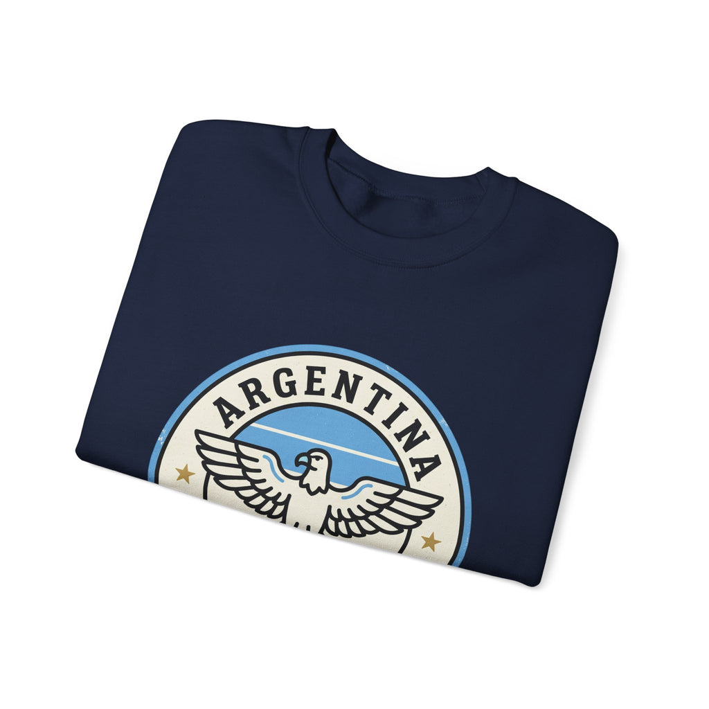 Argentina Fútbol Crest Sweatshirt | Soccer Country Pride, Nacional Colors