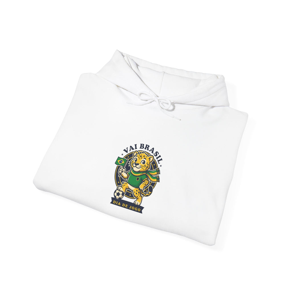 Vai Brasil Hoodie | Brazil Soccer Pride, National Flag Colors