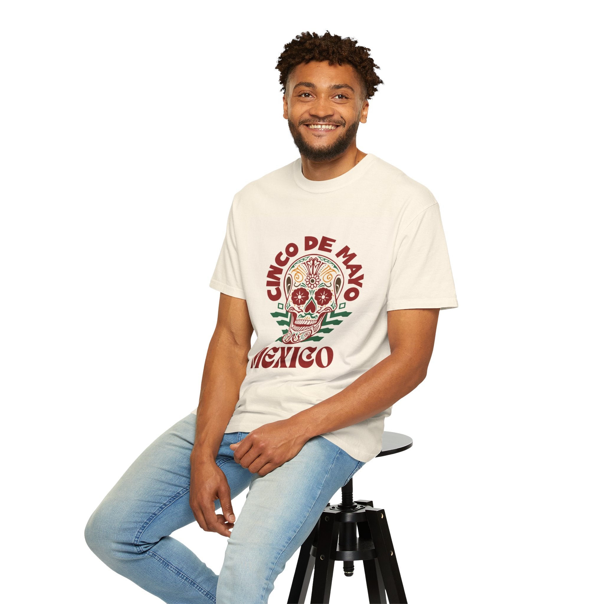 Cinco de Mayo Mexico Sugar Skull T-Shirt