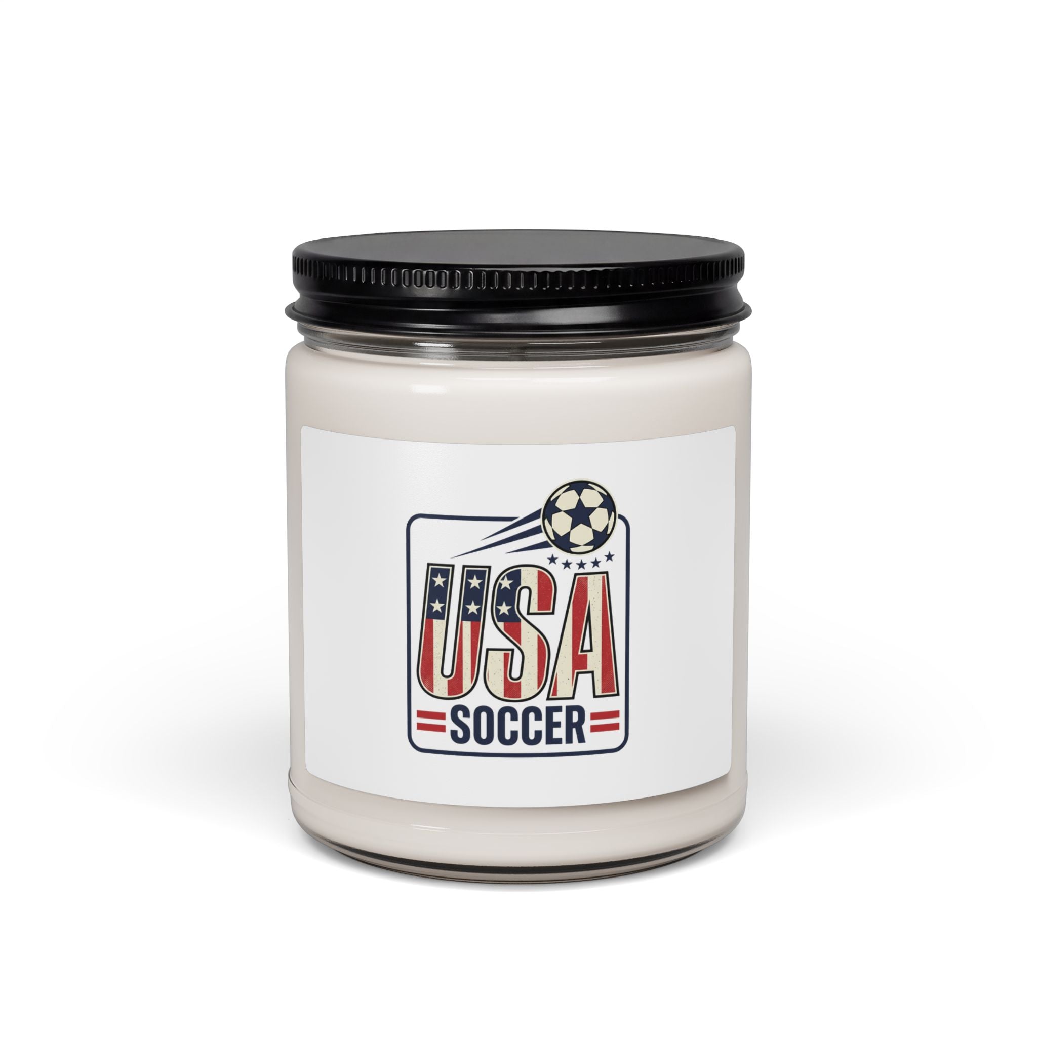 USA Soccer Pride Candle | 9oz Soy Candle, American Flag Colors