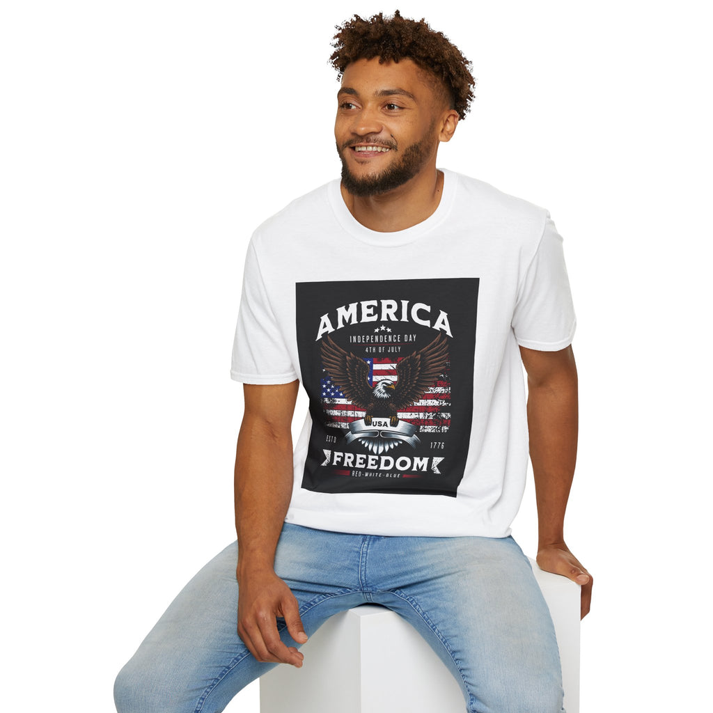 America Eagle T-Shirt — Independence Day Freedom Graphic Tee