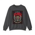 Wings of Peace Skull Crewneck Sweatshirt — Soar Above With Love Graphic