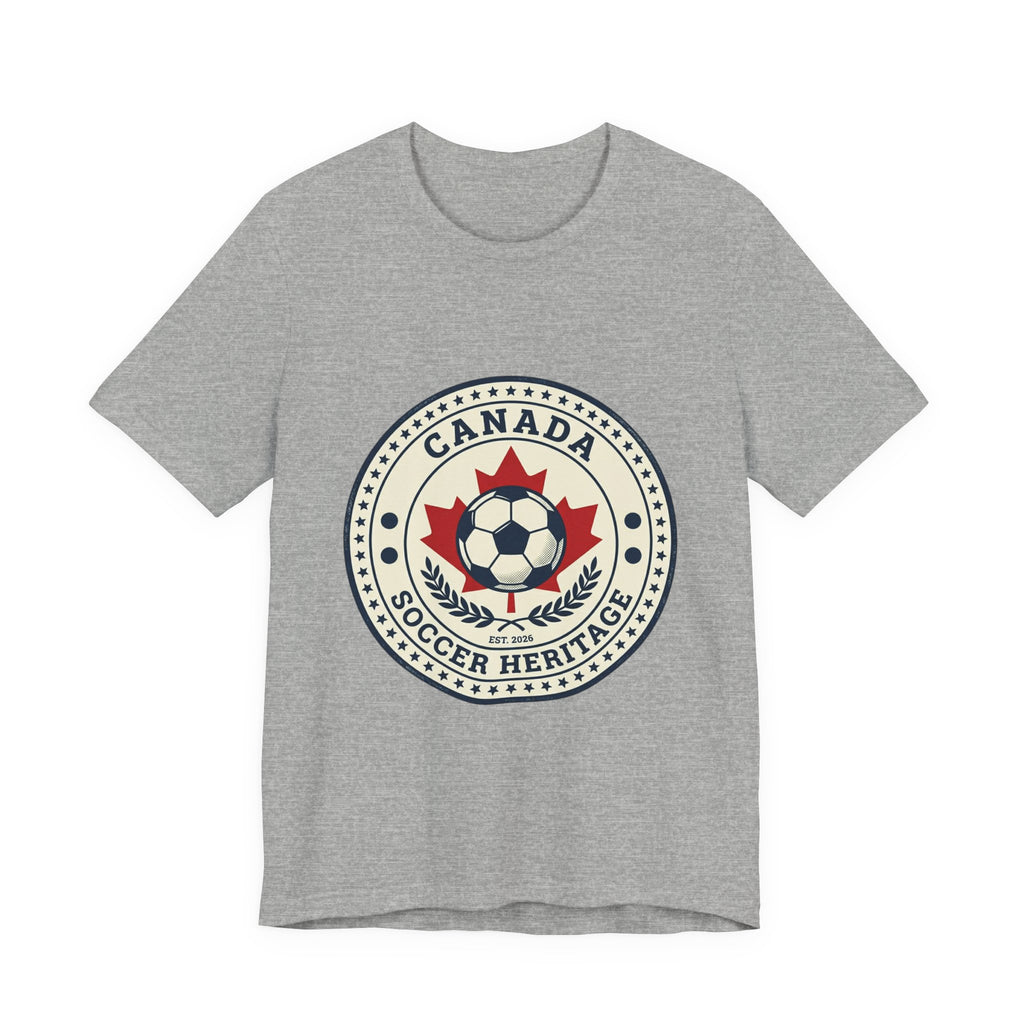 Canada Soccer Heritage Tee | Retro Soccer, Patriotic Fan Shirt