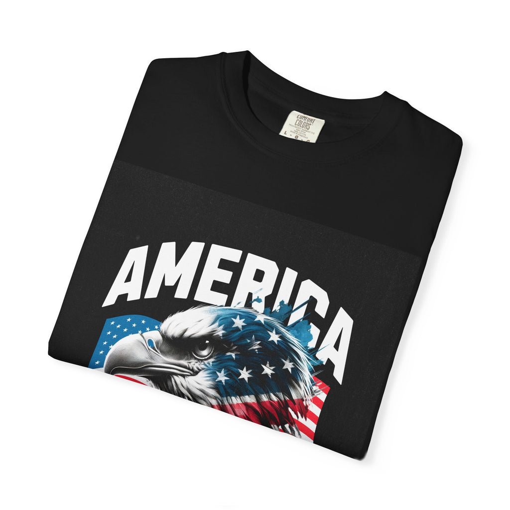 Independence Day T-shirt — 'America' Eagle Flag 4th of July Tee