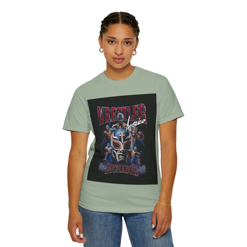 Wrestler Luchador Graphic T-Shirt — Mexican Masked Wrestling Tee