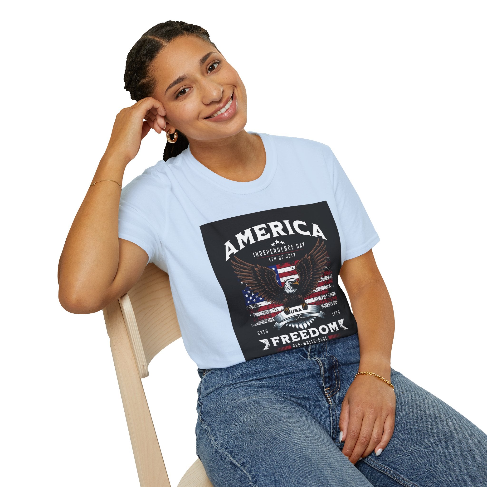 America Eagle T-Shirt — Independence Day Freedom Graphic Tee