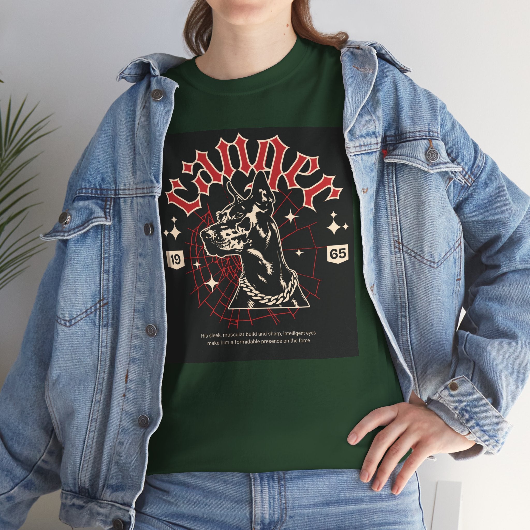 Vintage Gothic Cat Tee — 'Witchery' Retro Occult Graphic T-Shirt