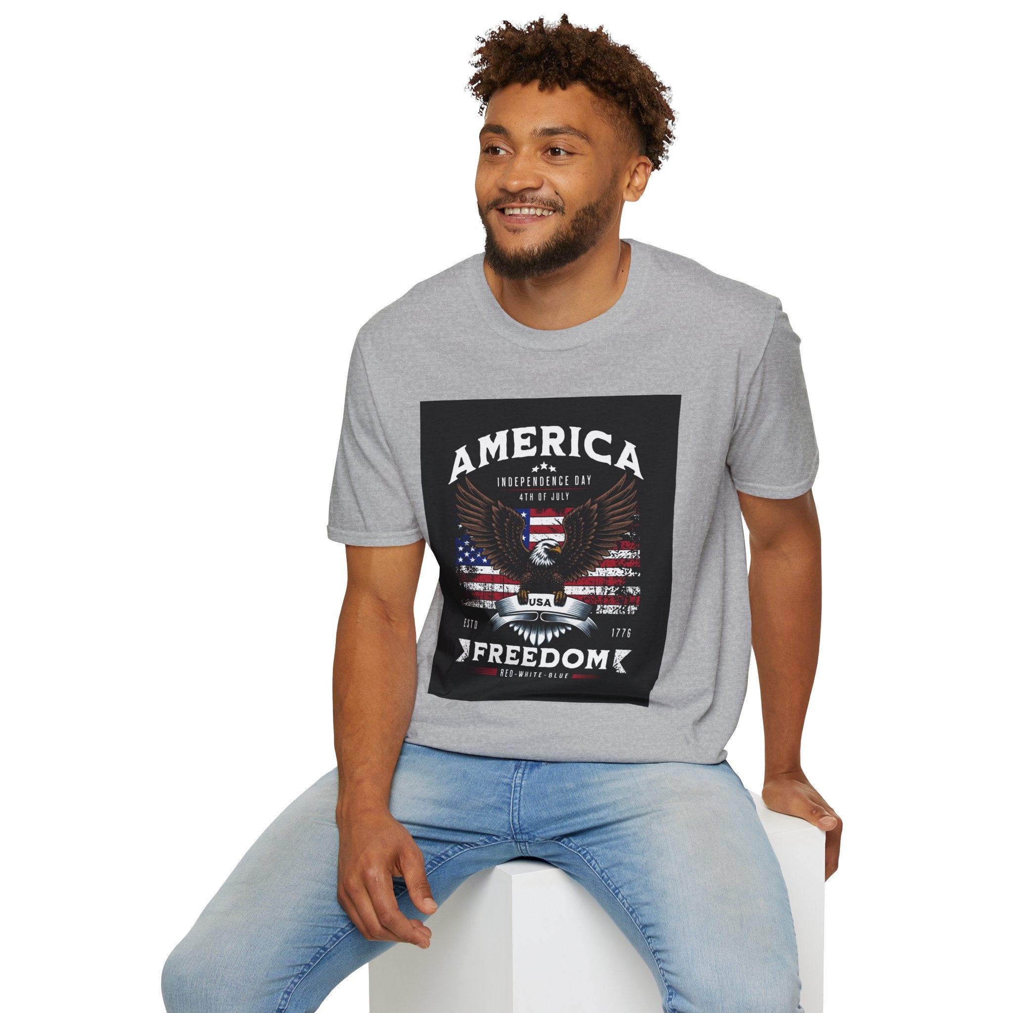 America Eagle T-Shirt — Independence Day Freedom Graphic Tee