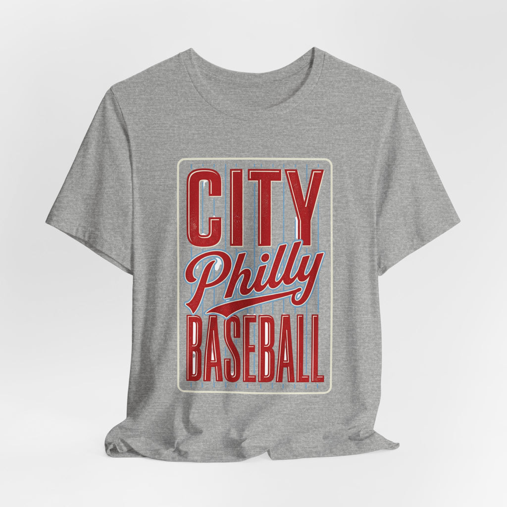 City Philly Baseball Tee | Philadelphia Baseball Pride, Local City Sportswear