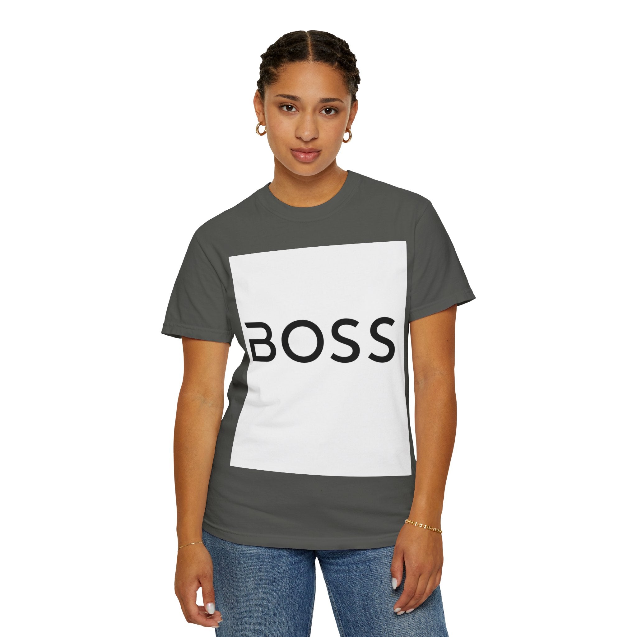 BOSS Graphic T-Shirt — Bold Minimalist Logo Tee for Confident Style