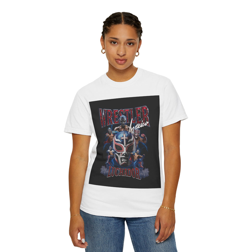 Wrestler Luchador Graphic T-Shirt — Mexican Masked Wrestling Tee