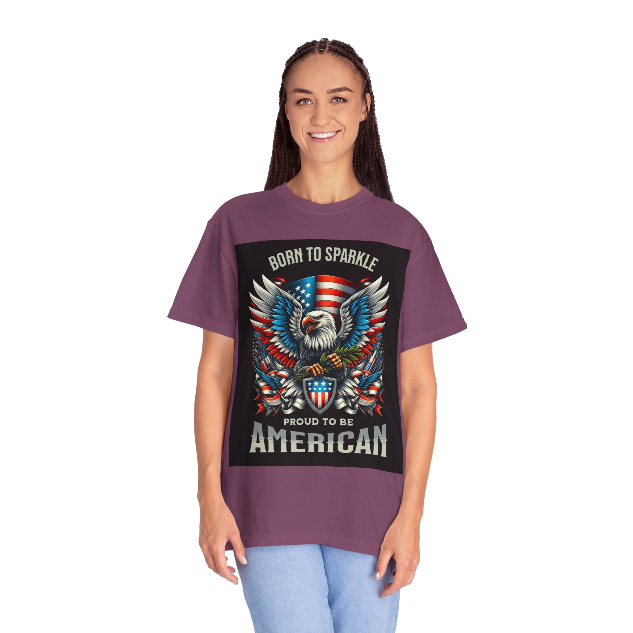 Born to Sparkle Proud to Be American T-Shirt