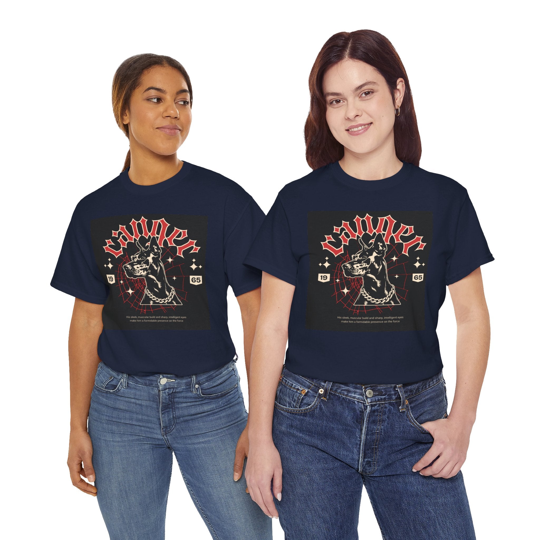 Vintage Gothic Cat Tee — 'Witchery' Retro Occult Graphic T-Shirt