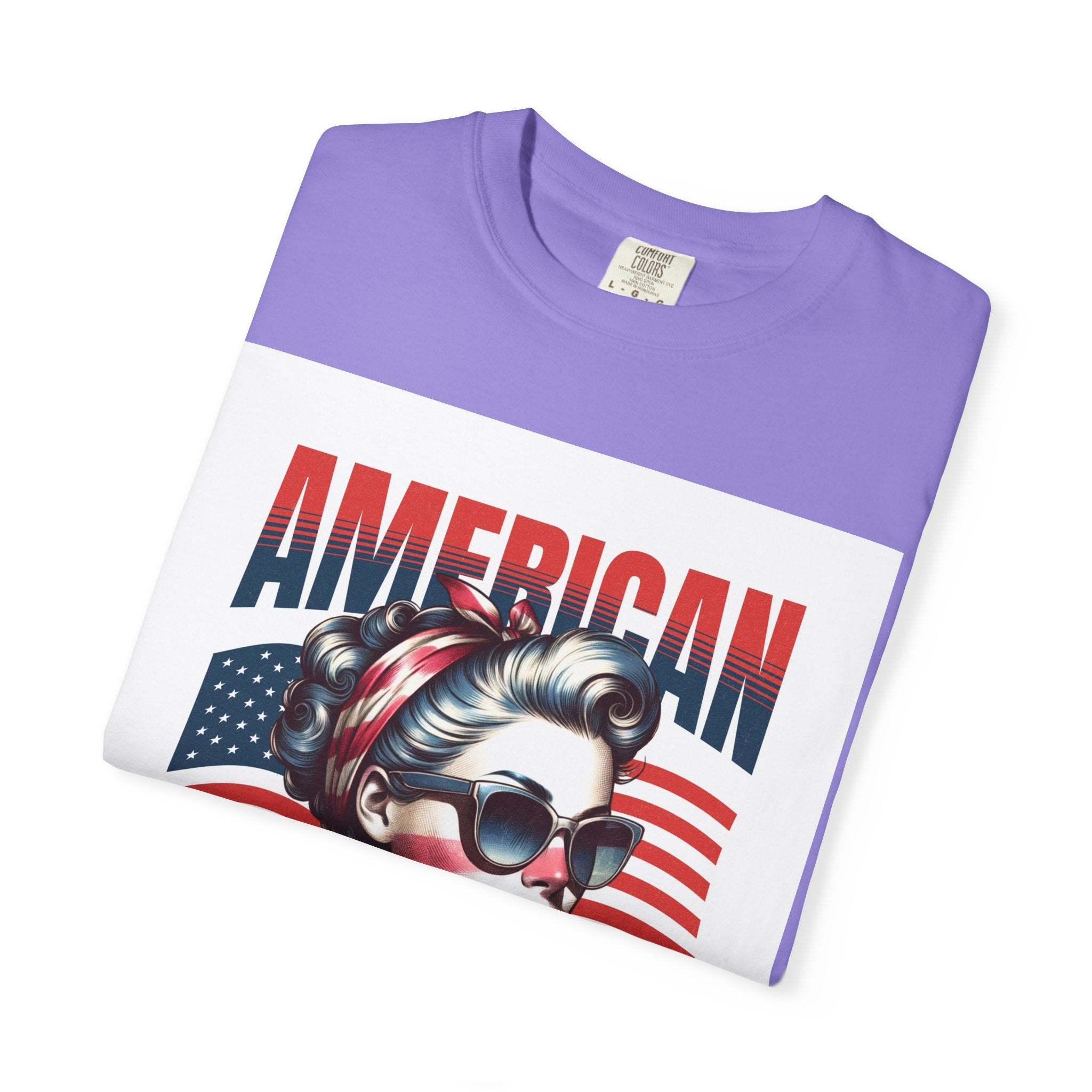 American Mama T‑Shirt — Vintage Patriotic Mom Tee