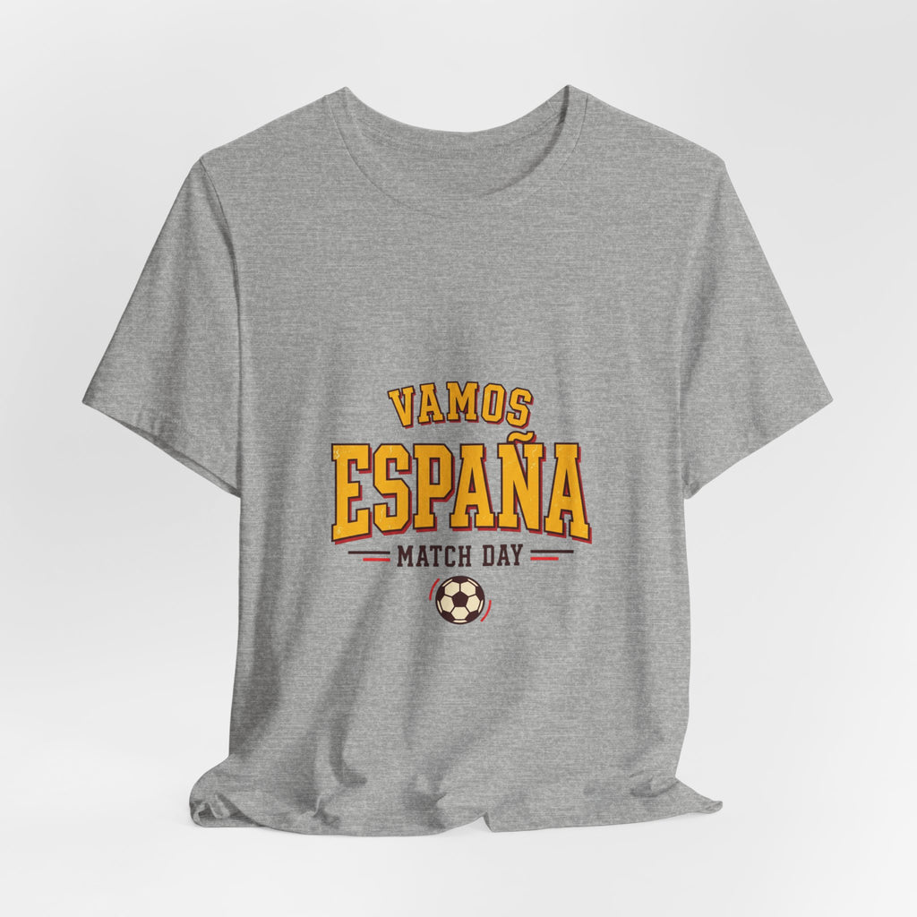 Vamos España Match Day Tee | Spain Soccer Pride, Flag Colors