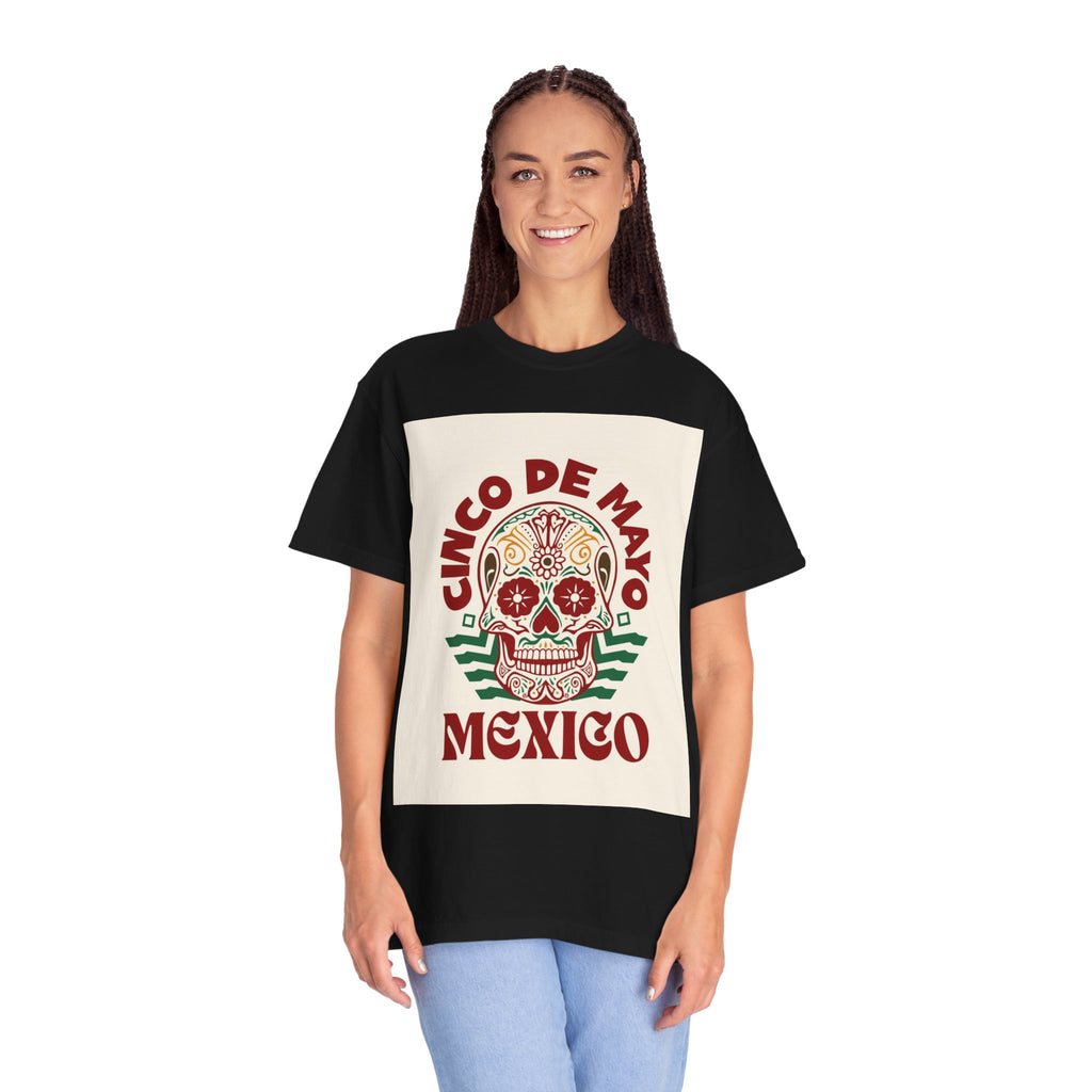 Cinco de Mayo Mexico Sugar Skull T-Shirt