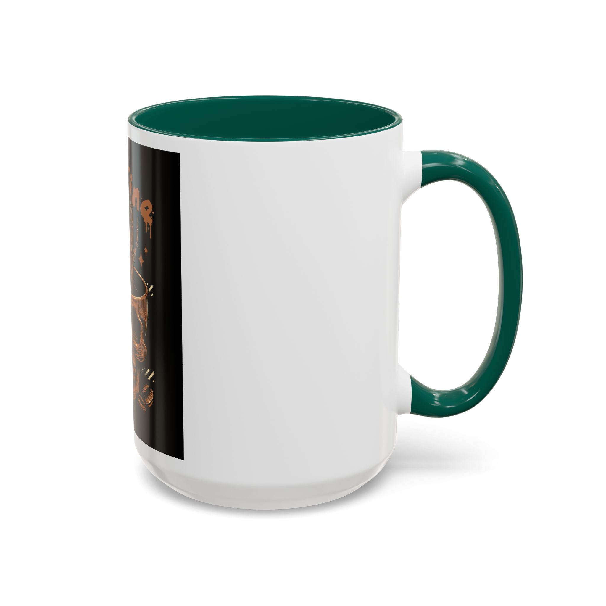 Skull Coffee Mug – "I'm Fine Just Need Coffee" Gothic Ceramic Mug