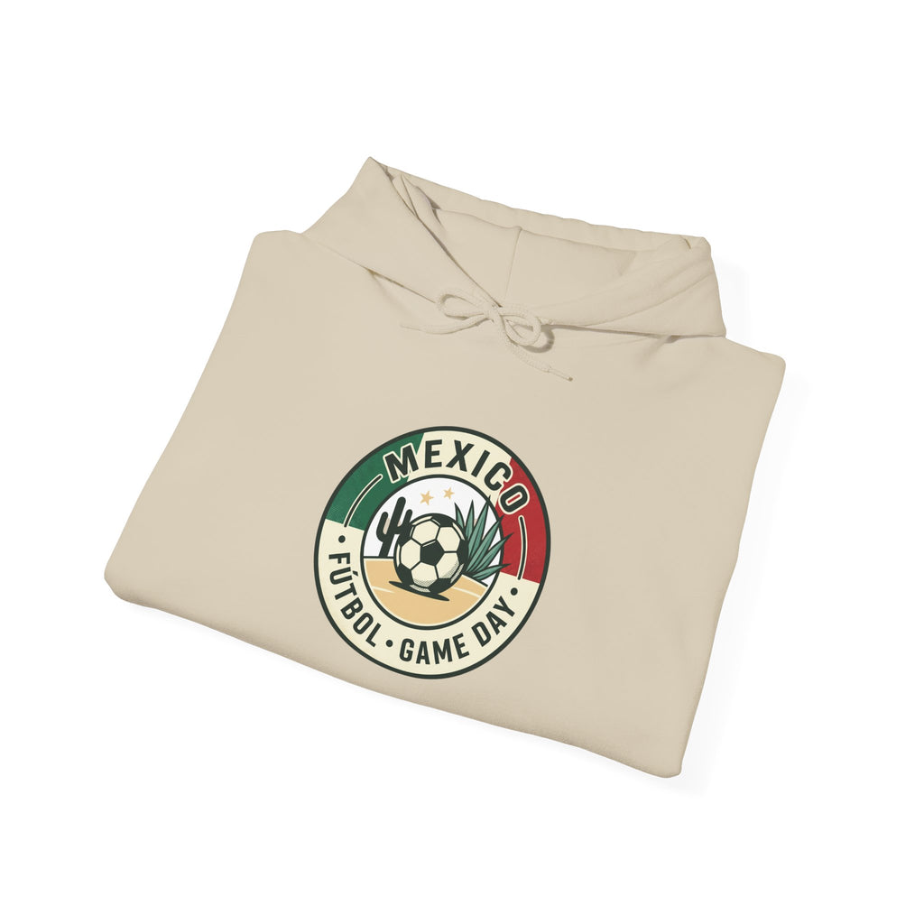 Mexico Futbol Crest Hoodie | Soccer Country Pride, Mexican Flag Colors