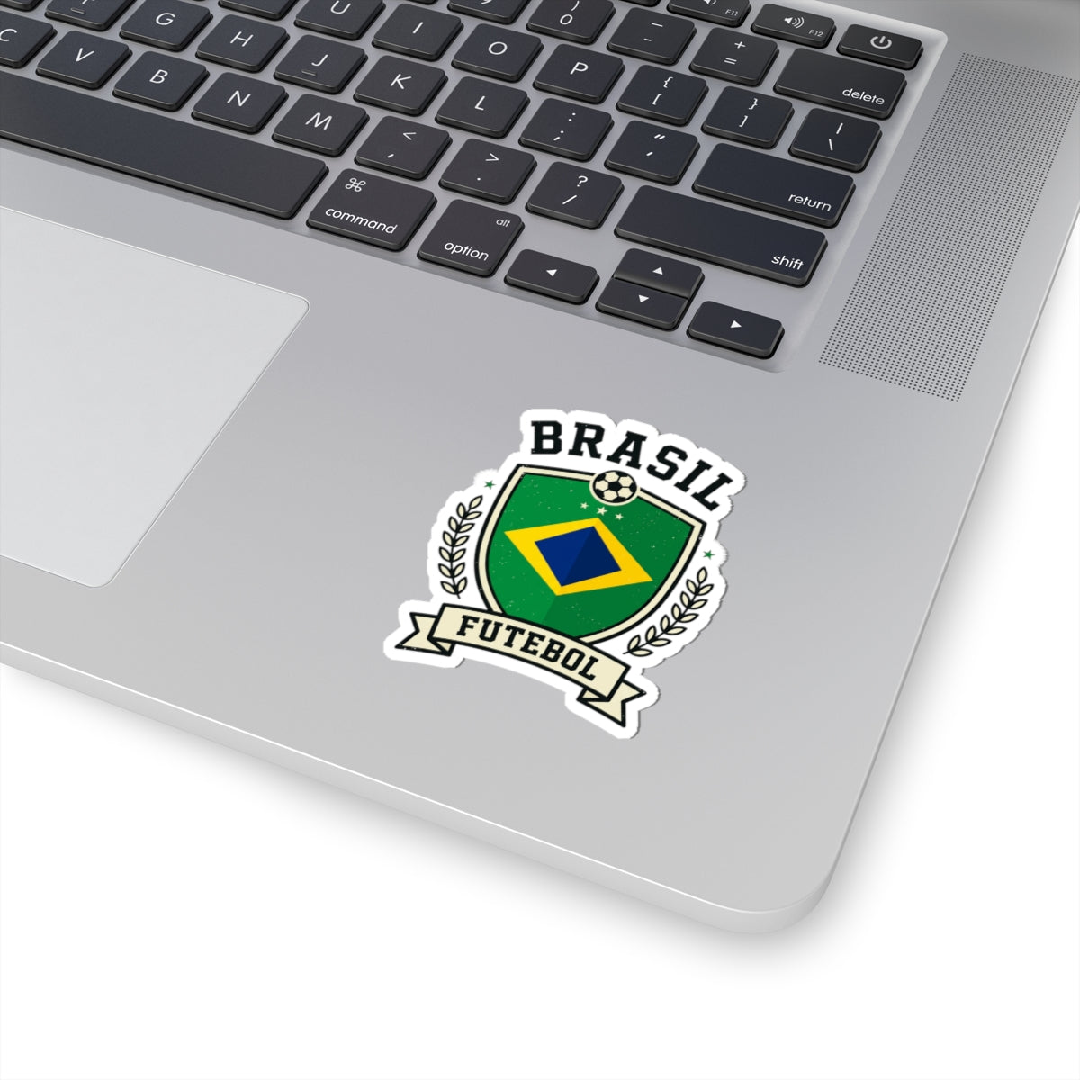 Brasil Futebol Crest Sticker | Brazil Flag Soccer Emblem, Kiss-Cut